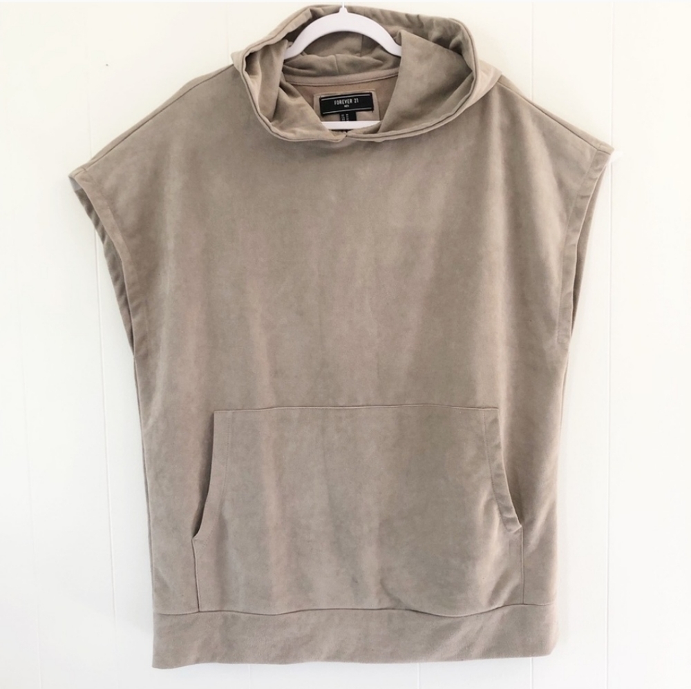 Forever sleeveless hoodie Medium Grey